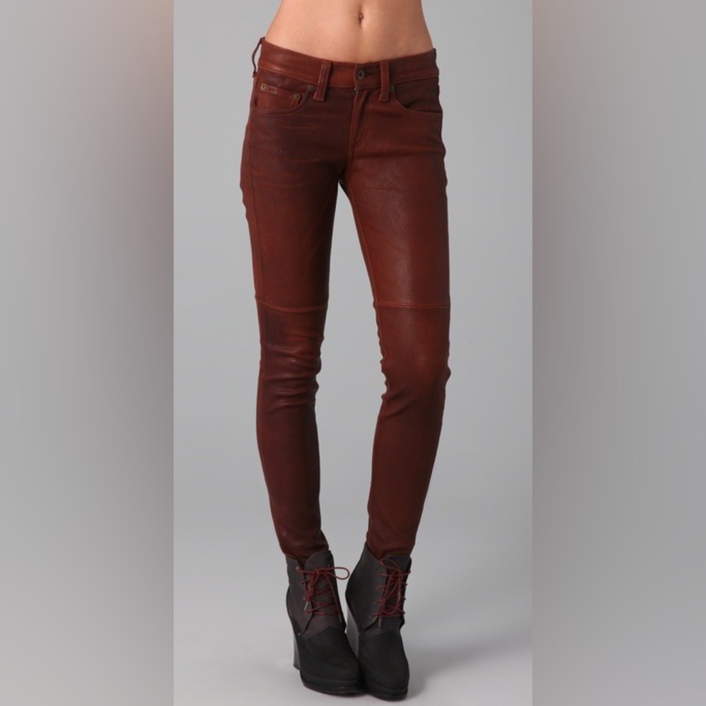 Rag & Bone leather pants.